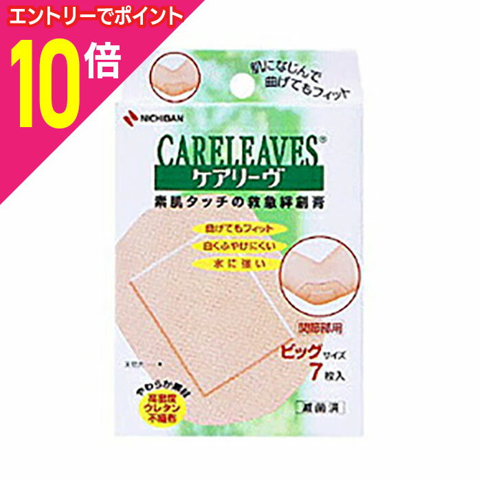 楽天メディストック【ポイント10倍：年内まるまるお得 ※要エントリー】【ニチバン】ケアリーヴ ビッグ 7枚※お取り寄せ商品