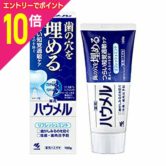 楽天メディストック【ポイント10倍：11月まるまるお得 ※要エントリー】【小林製薬】ハウメル リフレッシュミント 100g ※医薬部外品 ※お取り寄せ商品
