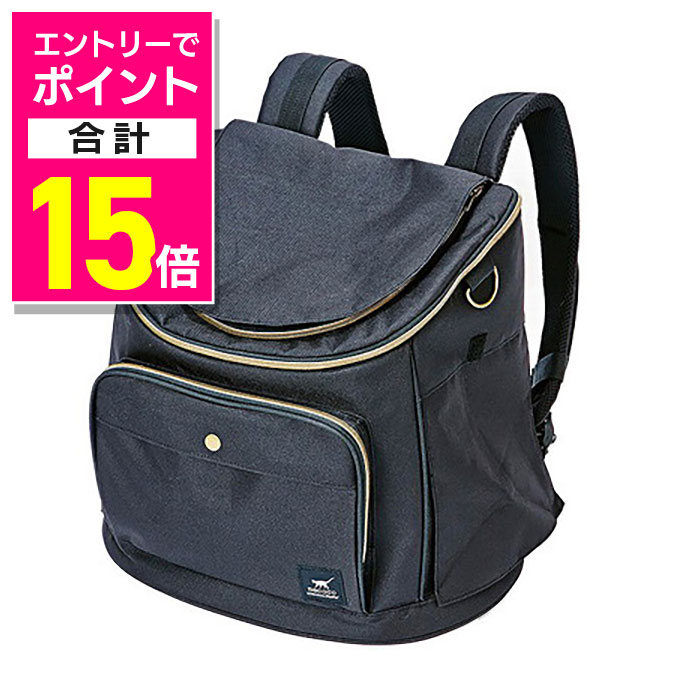【ポイント合計15倍：年内まるまるお得 ※要エントリー】【ペティオ】necoco リュックキャリー ブラック..