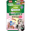 【ライオンペット】PETKISS　ネコちゃんの歯みがきおやつ　やわらか　まぐろ味　14g ☆ペット用品 ※お取り寄せ商品【賞味期限：3ヵ月以上】【RCP】