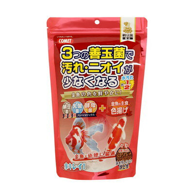 【イトスイ】金魚の主食 納豆菌 色揚げ 中粒 430g ☆ペット用品 ※お取り寄せ商品【賞味期限：3ヵ月以上】