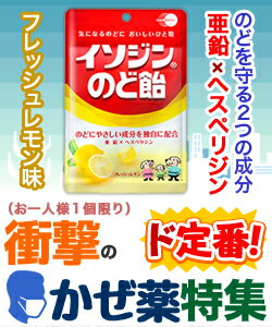 【衝撃の風邪薬特集】特報！なんと！あの【ムンディファーマ】イソジンのど飴　フレッシュレモン袋　91g が“お一人様1個限定”お試し価格！しかも毎日ポイント2倍！※お取り寄せ商品【RCP】