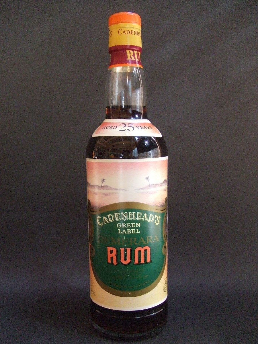 ケイデンヘッド　グリーン・ラベル　デメララ・ラム (旧ボトル) 700ml　46％ CADENHEAD'S GREEN LABEL DEMERARA RUM