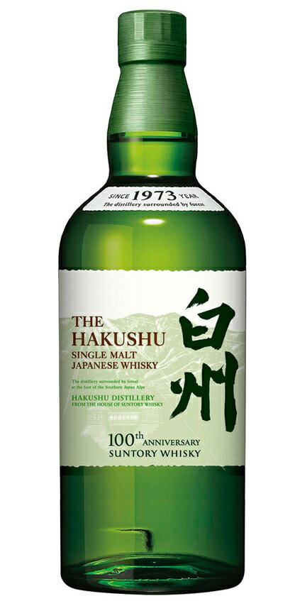 サントリー 白州 シングルモルト 100周年記念ラベル　700ml　SUNTORY HAKUSHU