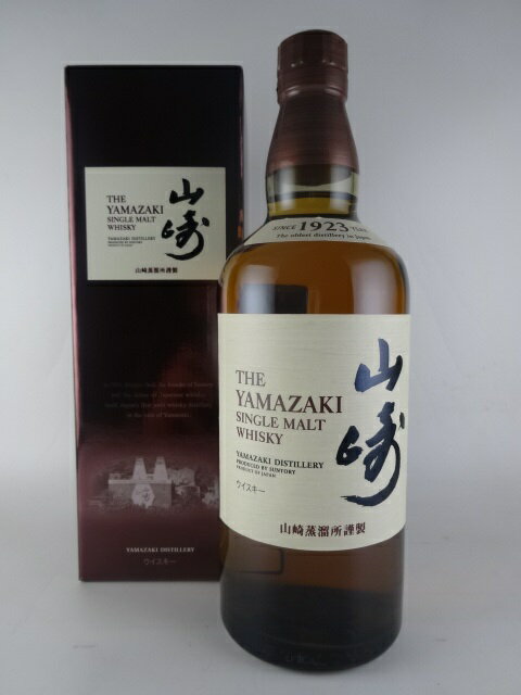 【化粧箱入り】サントリー 山崎 シングルモルト 700ml　SUNTORY YAMAZAKI