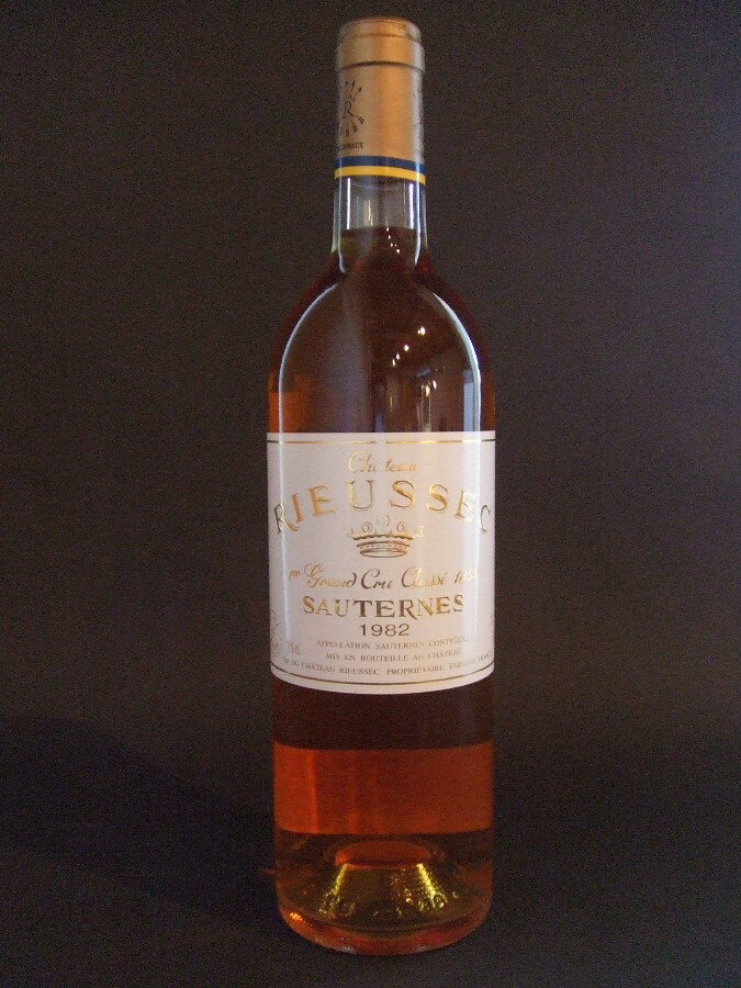 [1982] シャトー・リューセック Chateau Rieussec