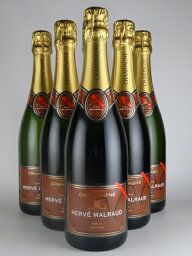 【送料無料】6本セット[NV] エルヴェ・マルロー　ブリュット　レゼルヴ　アンリ・マンドワ　Herve Malraud Brut Reserve -Henri Mandois- 6Btl Set