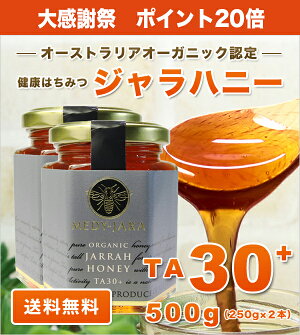 オーガニックジャラ・ハニーTA30+(250g)2