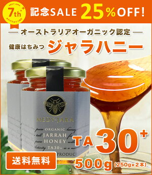 オーガニックジャラ・ハニーTA30+(250g)2