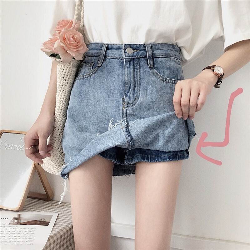 【P2倍&クーポン有】デニム ボタン ヴィンテージ スカート ボトムス レディース 台形 デニム 個性的 春 夏 秋 冬 ミニ ショート丈 お尻カバー セミフレア スマート ポケット ハイウエスト 落ち感 すっきり 肌みせ 立体的 ハリ感 ブルー 青 無地 S M L ブルーデニム