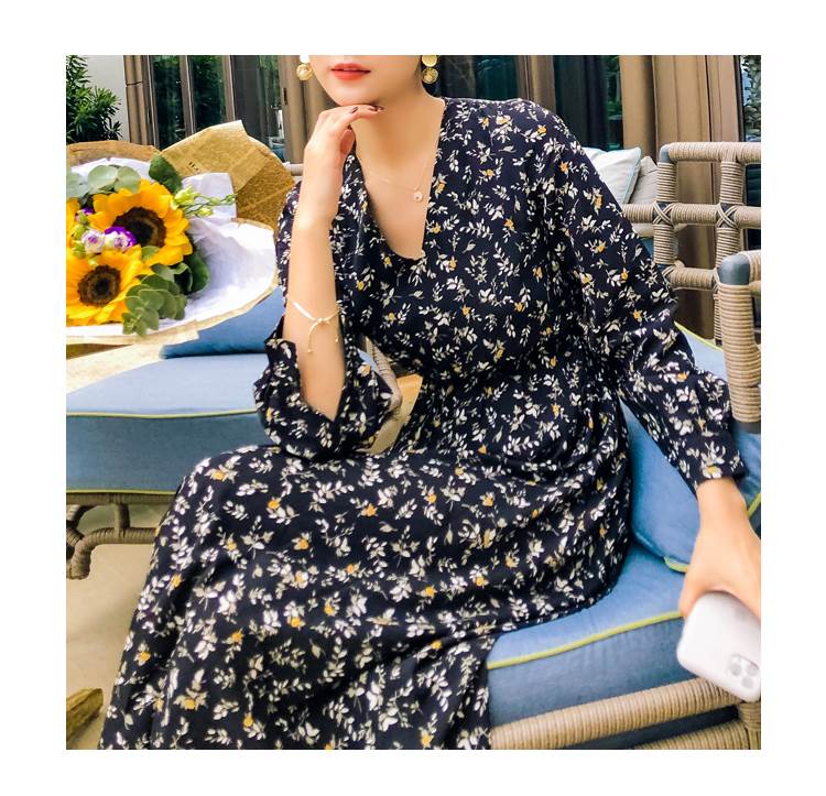 【P2倍&クーポン有】花柄 カシュクール ワンピドレス ワンピース レディース プルオーバー 送料無料 個性的 春 夏 ロング丈 お尻カバー ポッコリお腹カバー...