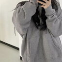 【P2倍&クーポン有】BIGシルエット パーカー トップス レディース オールシーズン 長丈トップス 長袖 前開き カラバリあり ブラック 黒 グレー 灰色 アプリコット 緑 グリーン ブルー 青 無地 フリーサイズ 学校 大学 職場 バイト リゾート 旅行 海 プール 外遊び