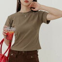 【P2倍&クーポン有】無地 Tシャツ トップス レディース オールシーズン ショート丈 半袖 Uネック すっきり カラバリあり ブラック 黒 グレー 灰色 ホワイト 白 ベージュ 赤 レッド 緑 グリーン ピンク ネイビー 藍色 ブルー 青 イエロー 黄色 パープル 紫色 S M L