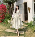 【P2倍&クーポン有】ワンピース カーディガン レディース ティアード フレアワンピース 個性的 春 夏 ミモレ丈 お尻カバー 袖なし 長袖 二の腕カバー バルーン袖 Vネック 襟なし 鎖骨きれい フレア ハイウエスト カラバリあり ブラック アプリコット 無地 サイズ豊富