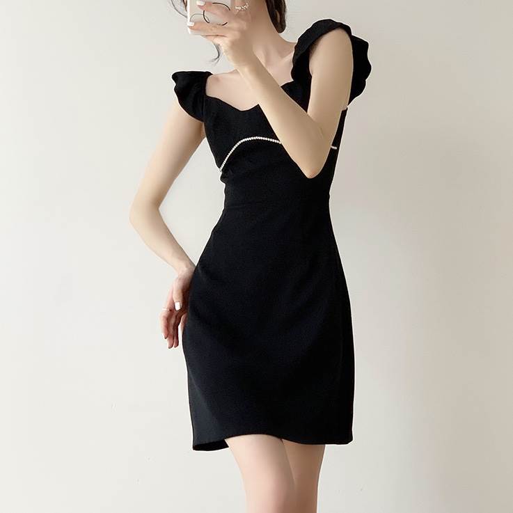 【P2倍&クーポン有】ノースリーブ ミニ ワンピース レディース ワンピドレス 個性的 春 夏 ひざ上 ショート丈 お尻カバー 袖なし 腕出し Vネック 襟なし...