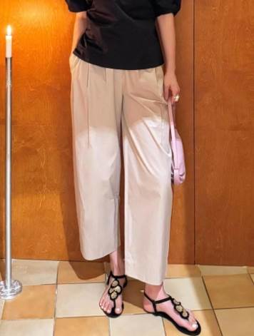 【P2倍&クーポン有】ボトムス タック カーゴ リラックスパンツ イージーパンツ サルエルパンツ ストレ..