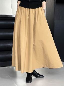 【P2倍&クーポン有】スカート ティアード オールシーズン ロング丈 アンクル丈 マキシ丈 フレア セミフレア ふわふわ 黒 グレー ベージュ グレージュ 無地 フリーサイズ オフィス 学校 大学 職場 旅行 ガーデン レストラン コンサート ライブ カラオケ 外遊び 外