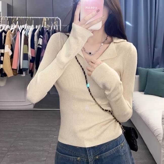 Rakuten - 【P2倍&クーポン有】トップス ニット セーター 春 秋 冬 長袖 Vネック タイト 細身 ブラック S M L XL LL 2XL 3L イベント リゾート 旅行 高原 ホテル ガーデン コンサート ライブ 外遊び 体型カバー 日常使い 華奢見え 細見え 着痩せ 効果 若見え 高見え 合わせや