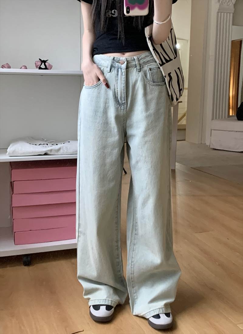 【P2倍&クーポン有】 レディース パンツ ボトムス ストレート デニム かわいい ボーイッシュ キュート フルレングス アメカジ ストリート ガーリー ヴィンテージ クール 大人可愛い カジュアル メンズライク Gパン ラブリー ワイド マニッシュ デニムパンツ