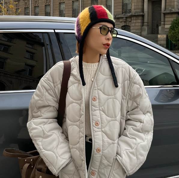 レディーストップスジャケットキルテ...