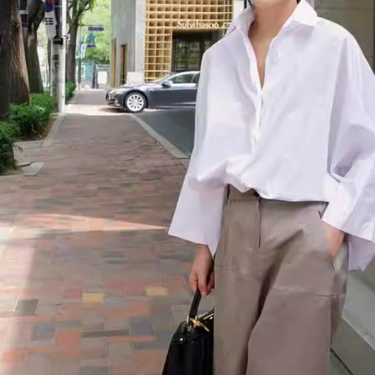 レディーストップスシャツカジュアル...