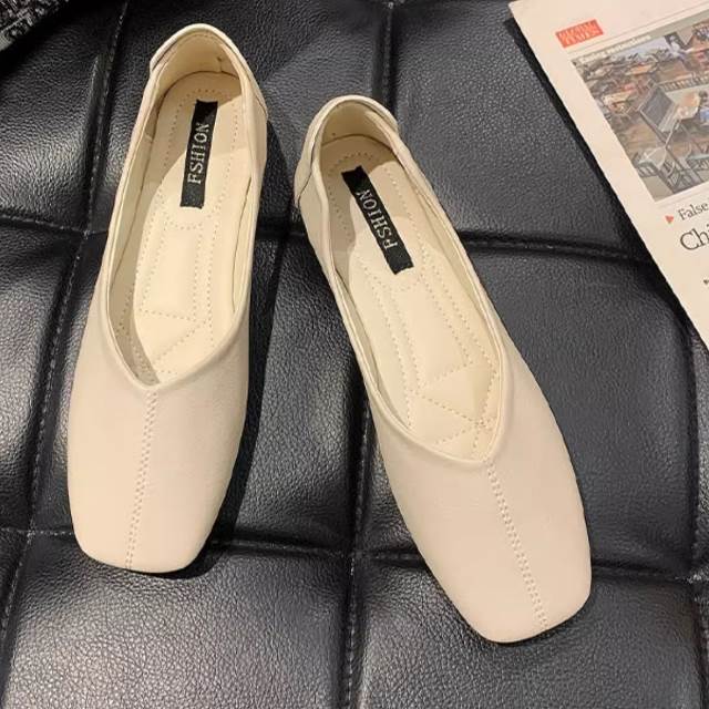 レディースパンプススリッポンぺたん...