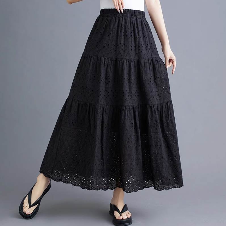 【P2倍&クーポン有】 レディース スカート ロングスカート 薄手 ロング シンプル こなれ感 モダン ウエストゴム 大人可愛い 主役級 ラ..