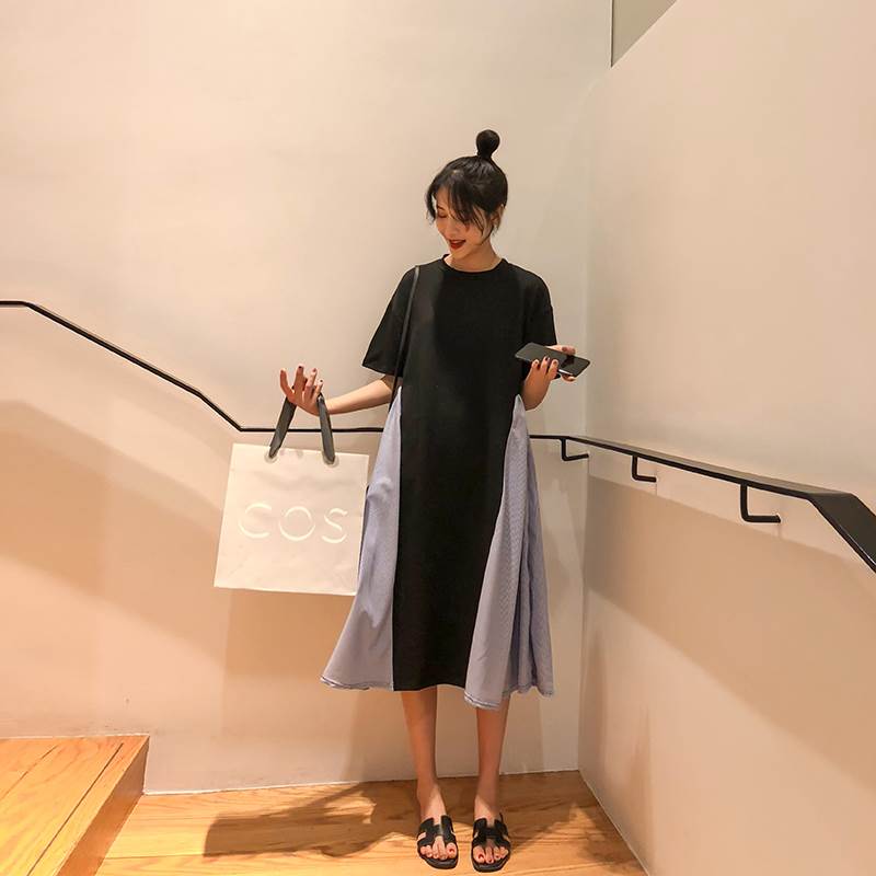 【P2倍&クーポン有】 ワンピース ロング シンプル 大人可愛い こなれ感 ガーリー 袖あり ラフ おしゃれ お洒落 エレガント キュート 上品 メンズライク ...