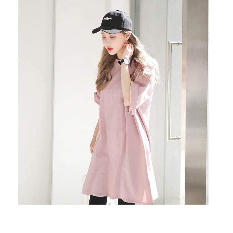 トップスワンピースミニ丈ミニ5分袖...