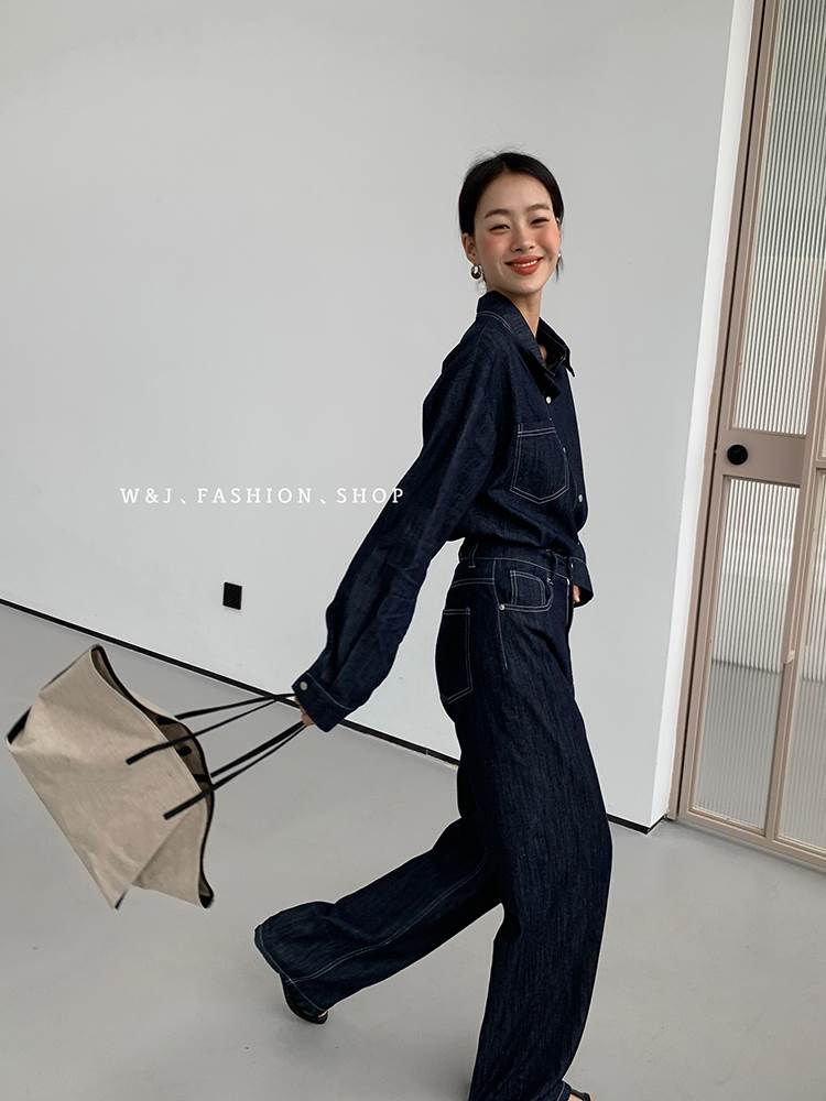 【P2倍&クーポン有】 ボトムス パンツ ロング丈 おしゃれ ワイド 30代 メンズライク かっこいい ラフ 無地 オールシーズン 20代 ファスナー ロング デニムパンツ ストレート ワイドパンツ 10代 こなれ感 シンプル カジュアル ポケット 大人 40代