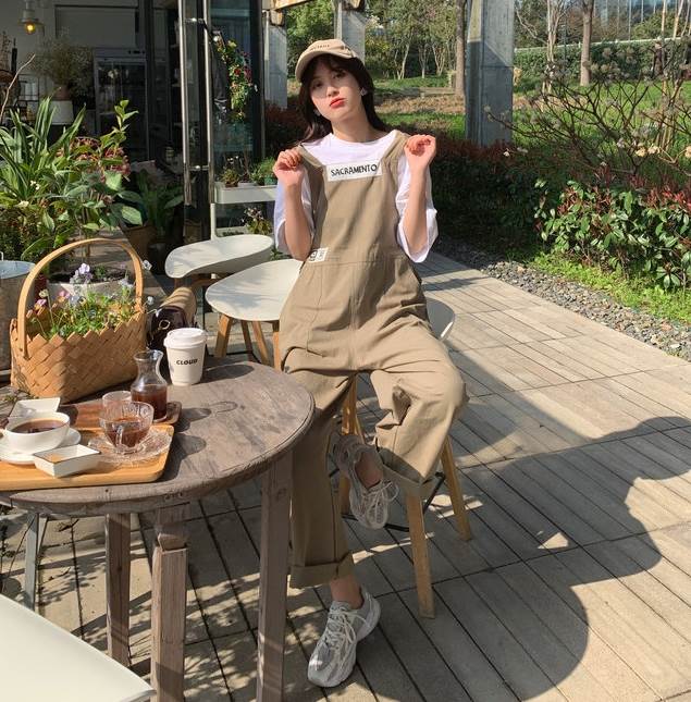 【P2倍&クーポン有】 トップス パンツ 白シャツ ラフ ビッグT メンズライク 大人可愛い お得 おしゃれ カジュアル 半袖 春 冬 ポケット Tシャツ 白トップス セットアップ 無地 袖あり ボーイッシュ 2点セット 秋 サロペット 夏