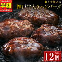 【ふるさと納税】神戸ビーフと三田ポークを使った煮込みハンバーグ（8食入り） | 兵庫 兵庫県 神戸 神戸市 近畿 お取り寄せ ご当地 名産品 特産品 お土産 神戸土産 楽天ふるさと ふるさと 納税 2020 支援 返礼品 お礼の品 神戸牛 神戸牛肉 肉 お肉 ハンバーグ 豚肉 ポーク