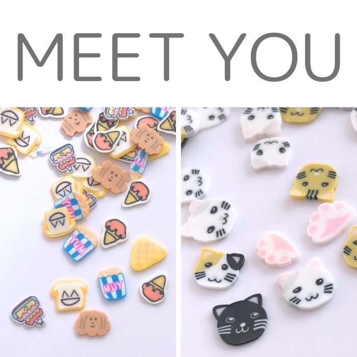 【全2種 】 セルフネイル ニュアンスパーツ耳ツボ 素材パーツ ネイルパーツ パーツ デコレーション 可..