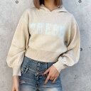 【お買い物マラソン ポイント3倍】【即納】PRESH short ニットパーカー GYDA ジェイダ 072512660401 gyda レディース ニット セ...