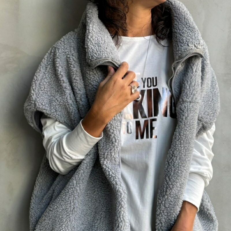 【SALE再値下げ】スタンドカラーボアベスト flamingo firm フラミンゴファーム 150 ...