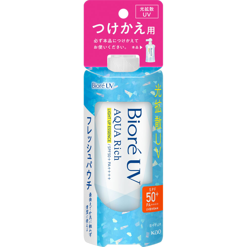 花王 ビオレUV アクアリッチ ライトアップエッセンス フレッシュパウチ つけかえ用 120g kao Biore[T6]