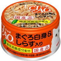 チャオ 缶詰 まぐろ白身＆しらす入