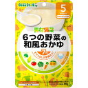 ビーンスターク ベビーフード 素材満菜 6つの野菜の和風おかゆ (80g)
