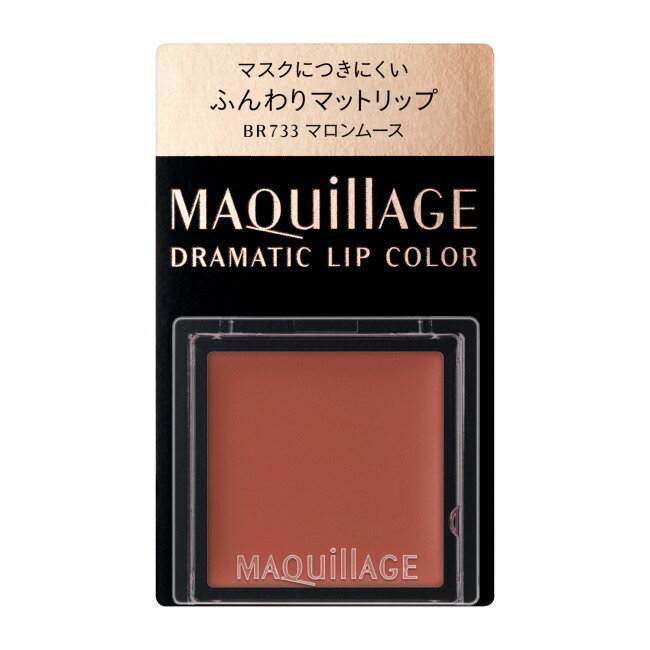 マキアージュ ドラマティックリップカラー マット BR733 マロンムース (1個) 資生堂 MAQUILLAGE 2