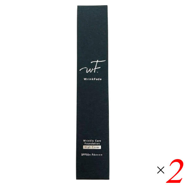 【BF限定!100円クーポン!学割2倍!】WrinkFade リンクフェード 薬用ハイカバーファンデーション 20g 2個セット 医薬部外品 ナイアシンアミド ...