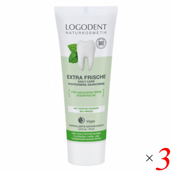 【イーグルス感謝祭！ポイント最大5倍！】歯磨き粉 ハミガキ粉 オーガニック ロゴナ デイリーはみがき ..