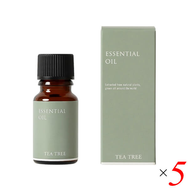 生活の木 ティートゥリー精油 10ml 5本セット ティートリー ティーツリー アロマオイル