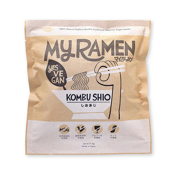 ラーメン インスタントラーメン 袋麺 マイラーメン グラスヌードル しおあじ 70gのサムネイル