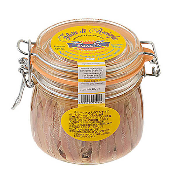 アンチョビ フィレ 缶詰 スカーリアさんのアンチョビ 550g(固形量 350g)