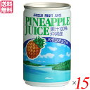 パイナップル ジュース ストレート ふるさとのパインアップルジュース 160g 長野興農 15本セット 送料無料