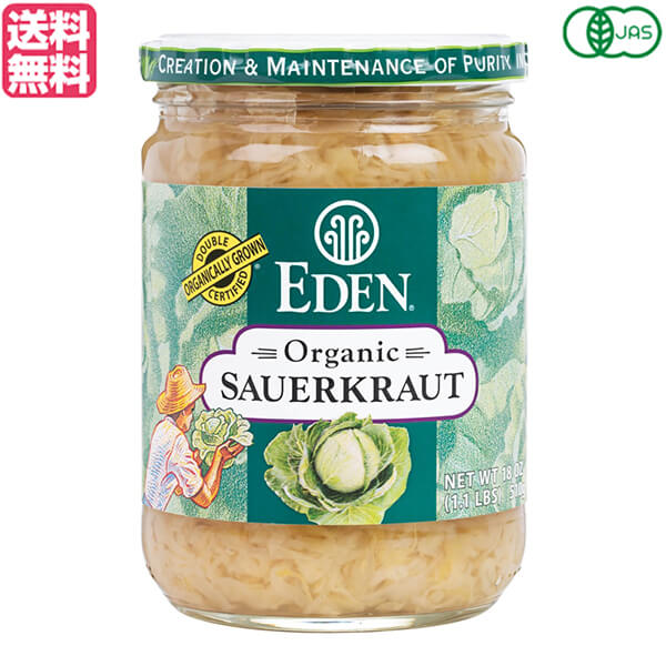 ザワークラウト サワークラウト キャベツ 有機サワークラウト 510g エデン