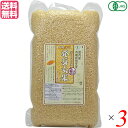 玄米 発芽玄米 国産 コジマフーズ 有機活性発芽玄米 2kg 3個セット 送料無料