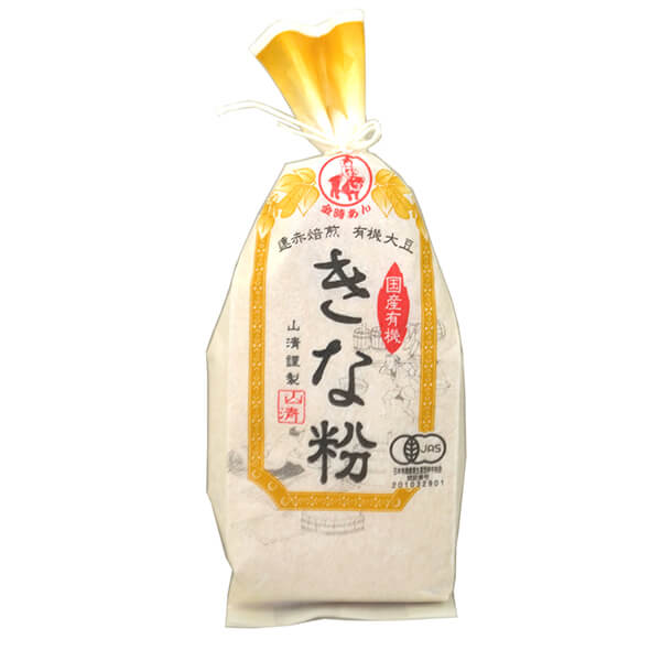 山清 国産有機きな粉は有機栽培された大豆(国内産)を100％使用しました。 遠赤外線焙煎で大豆の芯から加熱し製粉したきな粉です。 有機JAS認定工場で細心の注意を払いながら製造・袋詰しました。 きな粉の香りとおいしさをまるごとパックしました。 遺伝子組換え大豆は不使用です。 ＜山清＞ 山清のあんこは、北海道産有機小豆と特別栽培小豆、国産のグラニュー糖にこだわっています。 小豆は、北海道・十勝地方に赴いて実際に契約農家さんとお会いし、小豆の栽培方法についても学びました。 現地に行って小豆栽培の様子を見ていると、農家の方が大切に作った小豆を、おいしいあんこに加工しようという強い思いが生まれます。 また、農家の方にも山清の想いを知っていただくことで、絆を深めながら二人三脚であんこ造りを行っていると思っています。 砂糖に使うのは、北海道産のてんさいを精製したビートグラニュー糖です。 北海道産の小豆とよく合って、すっきりとした上品な甘さになります。 このように、原材料と品質にとことんこだわり、誠意をもってあんこ造りを続けています。 ■商品名：きなこ 国産 オーガニック 山清 国産有機きな粉 遠赤外線焙煎 北海道 お菓子づくり 豆乳ドリンク 送料無料 ■内容量：100g ■原材料名：有機大豆(国内産) ■メーカー或いは販売者：山清 ■賞味期限：製造日より9ヶ月 ■保存方法：直射日光や高温多湿の所を避け、常温で保存してください。 ■区分：食品 有機JAS ■製造国：日本【免責事項】 ※記載の賞味期限は製造日からの日数です。実際の期日についてはお問い合わせください。 ※自社サイトと在庫を共有しているためタイミングによっては欠品、お取り寄せ、キャンセルとなる場合がございます。 ※商品リニューアル等により、パッケージや商品内容がお届け商品と一部異なる場合がございます。 ※メール便はポスト投函です。代引きはご利用できません。厚み制限（3cm以下）があるため簡易包装となります。 外装ダメージについては免責とさせていただきます。