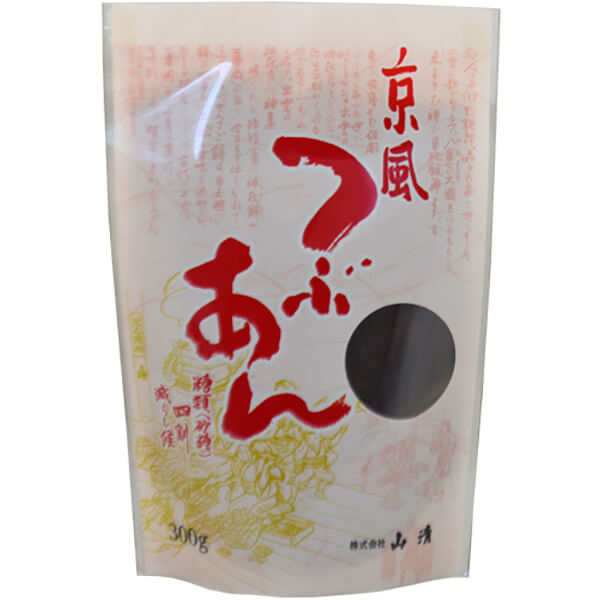 あんこ つぶあん 国産 京風つぶあん 300g 山清 送料無料