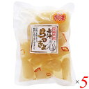 【5/1(木)限定!ポイント最大8倍!】宮崎県産ピリ辛らっきょう 100g 5個セット 上沖産業